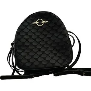 Topshop | Bags | Topshop Black Beaded Heart Mini Backpack  display picture 3
